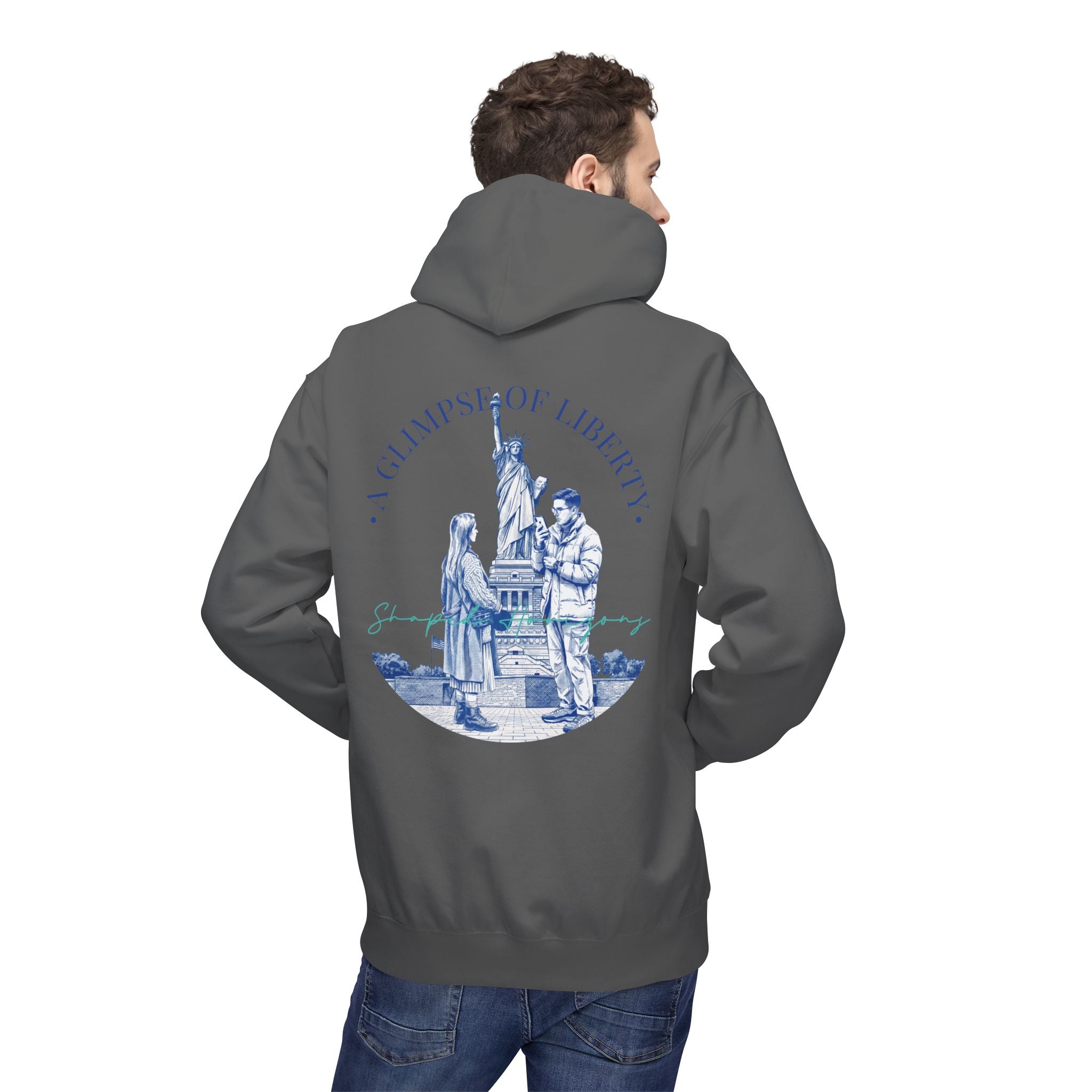 Statue of Liberty Adventure Hoodie | Vintage New York Travel Sweatshirt