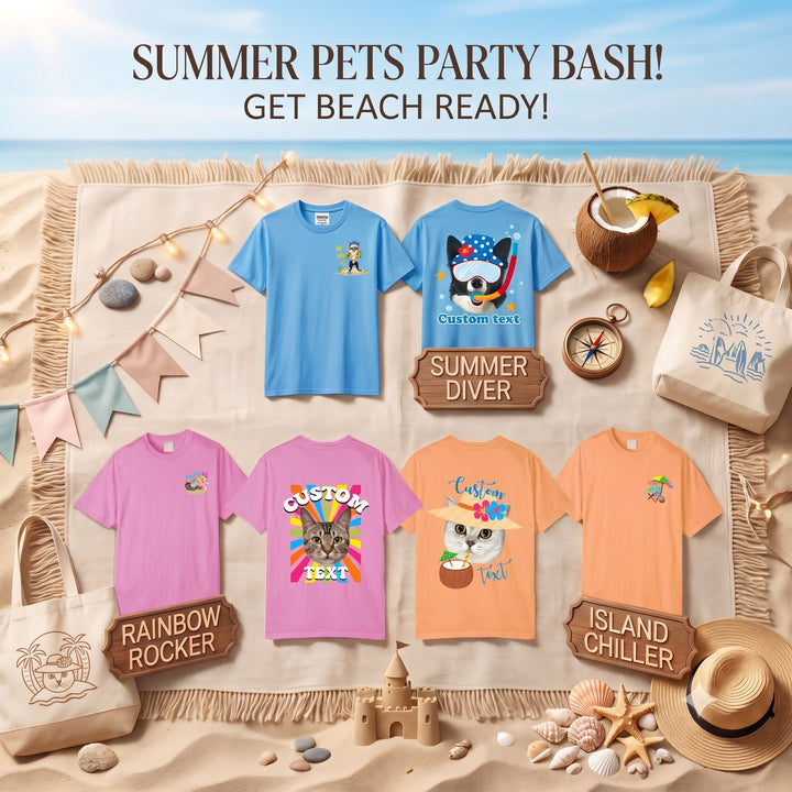 Summer Collection | Custom Pet Shirts & Gifts